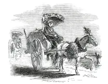 Roman Wine Cart, 1850. Creator: Unknown
