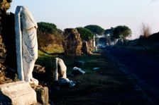 Roman Tombs on the Appian Way, Rome, (1st-3rd century), c20th century. Artist: CM Dixon