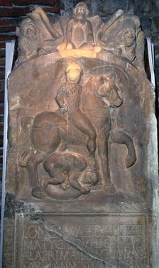 Roman tombstone of Longinus Sdapeze, 1st century