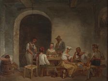 Roman tavern, copy after Alexander Lauréus, 1824-1904. Creator: Unknown