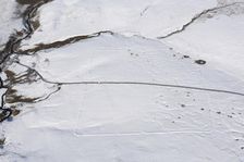 Roman temporary camp earthwork at Low Stony Bank, Malham, North Yorkshire, 2018. Creator: Emma Trevarthen