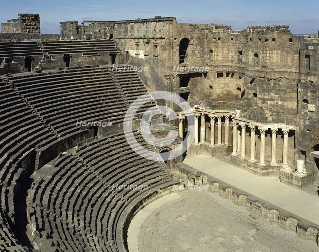 Roman Theatre, Bosra, Syria, 2001. Creator: LTL.