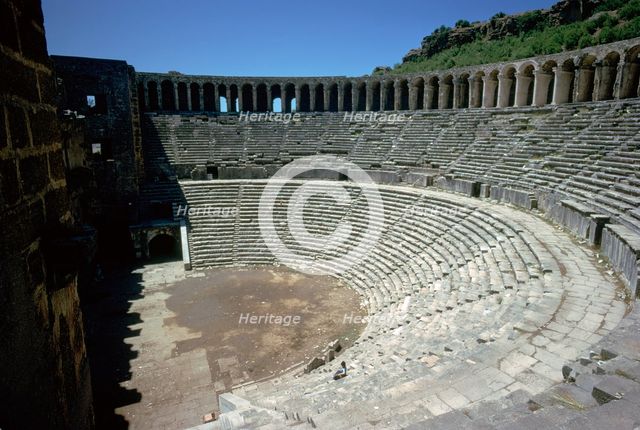 Roman theatre in Aspendos, 2nd century. Artist: Unknown