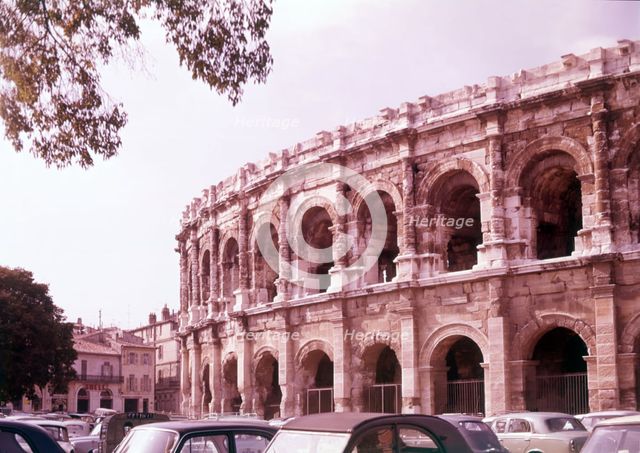 Roman theatre, Nimes, France, c1955.  Creator: Arthur Charles Kirby Ware.