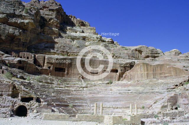 Roman theatre, Petra, Jordan. 