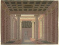 Roman thermal baths, early 19th century. Creator: Friedrich Franz d'Orville
