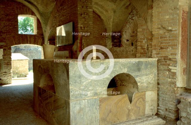 Roman thermopodium, 3rd Century AD. Artist: A Lorenzini