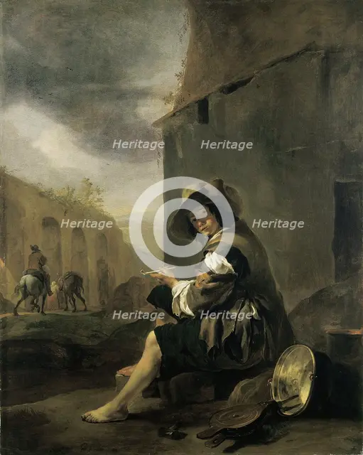 Roman Tinker, c1656. Creators: Adriaen Brouwer, Adriaen van Ostade.
