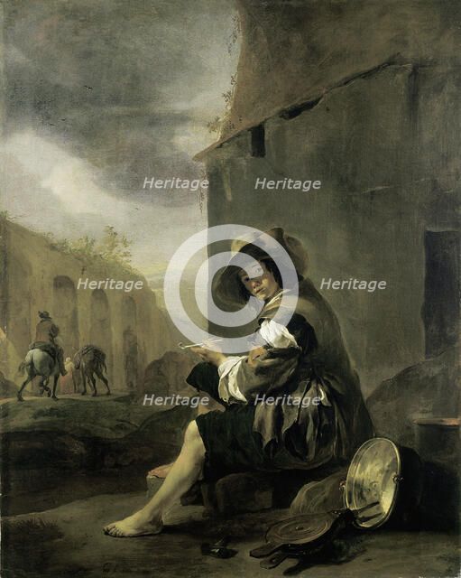Roman Tinker, c1656. Creators: Adriaen Brouwer, Adriaen van Ostade.