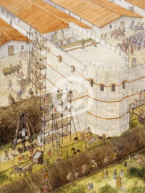 Roman York, c3rd century, (1990-2010). Artist: Tracy Croft.