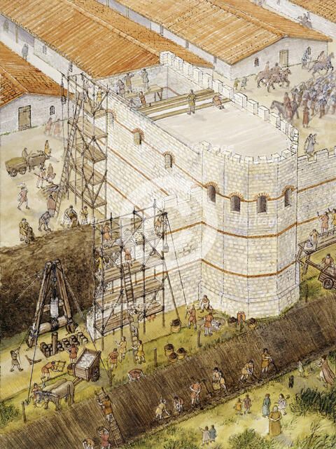 Roman York, c3rd century, (1990-2010). Artist: Tracy Croft.