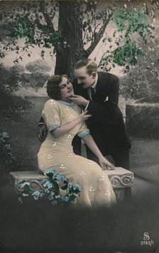 Romantic postcard c1910