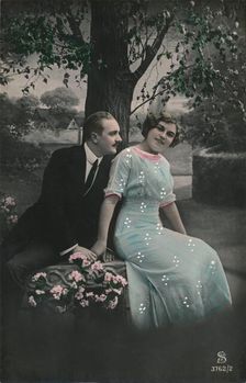 Romantic postcard c1910