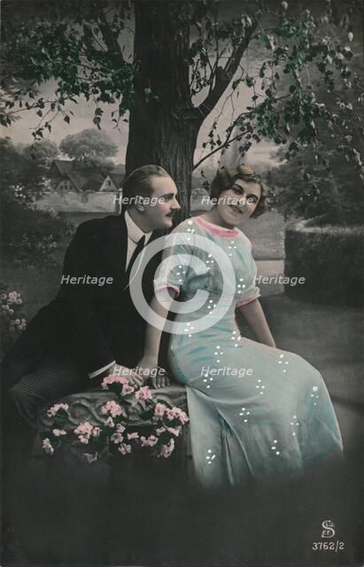 'Romantic postcard', c1910. Artist: Unknown.