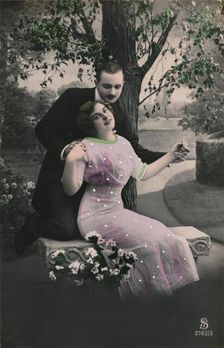 Romantic postcard c1910