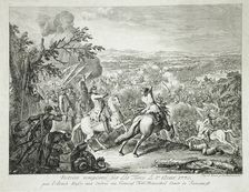 Romanzoff's Victory Over the Turks August 1, 1770 at Kahul, 1770. Creator: Daniel Nikolaus Chodowiecki