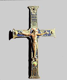 Romanesque enamelled Cross, 12th-13th century