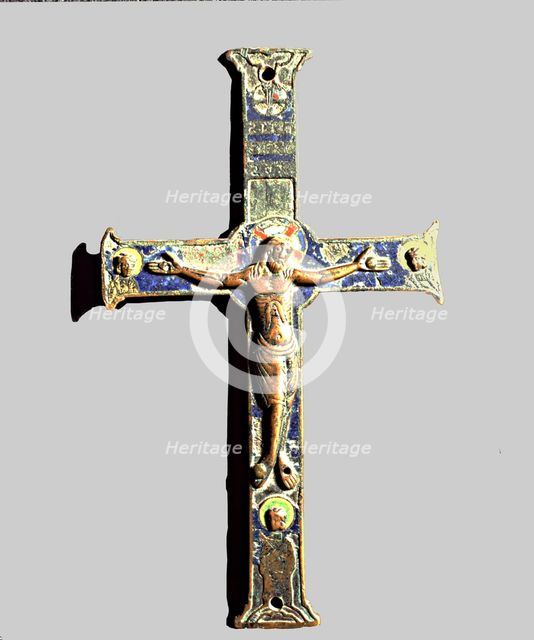 Romanesque enamelled Cross, 12th-13th century.
