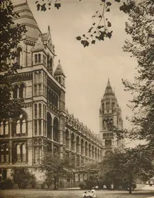 Romanesque Front of the Natural History Museum c1935. Creator: Donald McLeish