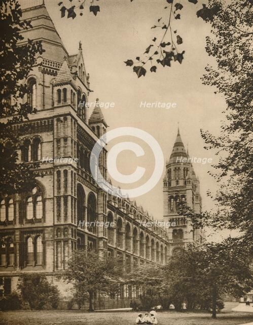 'Romanesque Front of the Natural History Museum', c1935. Creator: Donald McLeish.