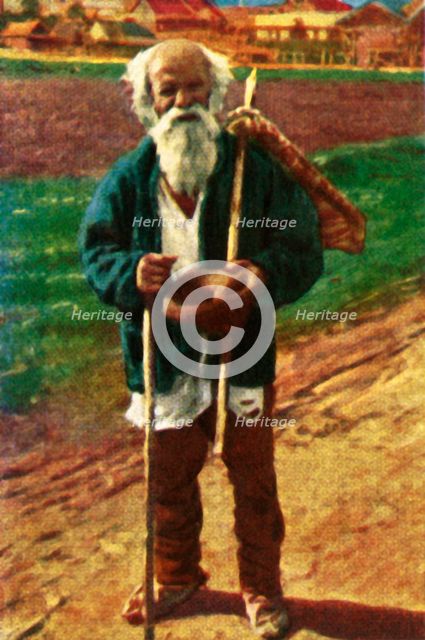Romanian beggar, c1928. Creator: Unknown.