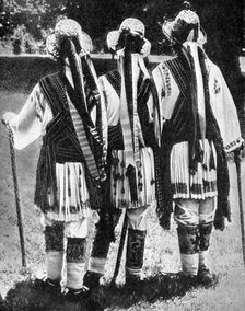 Romanian dancers, 1936
