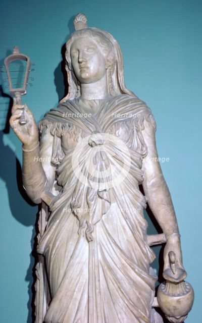 Romanised statue of Isis. Artist: Unknown