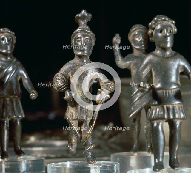 Romano-British bronze statuette of Mars, 3rd century. Artist: Unknown