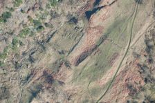Romano-British enclosed settlement containing a hut circle, Whitcliffe Scar, North Yorkshire, 2014 Creator: Historic England Staff Photographer