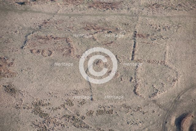 Romano-British enclosed settlement earthwork, Jenny's Lantern, Northumberland, 2015. Creator: Historic England.