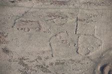 Romano-British enclosed settlement earthwork, Jenny's Lantern, Northumberland, 2015. Creator: Historic England