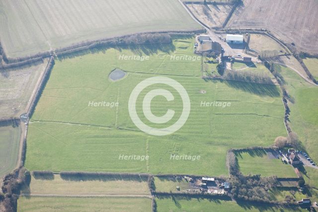 Romano-British villa and associated medieval earthworks, Car Colston, Nottinhghamshire, 2015. Creator: Historic England.