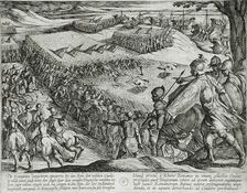 Romans Defeated near the Rhine, Publshed 1612. Creator: Antonio Tempesta