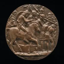 Romans Passing Under the Yoke, late 15th - early 16th century. Creator: Pseudo Melioli