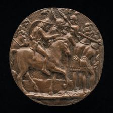 Romans Passing Under the Yoke, late 15th - early 16th century. Creator: Pseudo Melioli