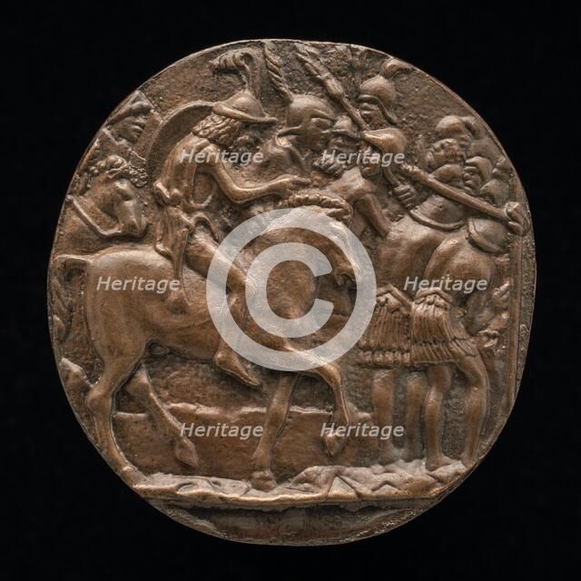 Romans Passing Under the Yoke, late 15th - early 16th century. Creator: Pseudo Melioli.