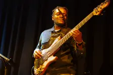 Romarna Campbell Trio, New Generation Jazz Festival Roadshow, Shoreham by Sea, W Sussex, Feb 2023. Creator: Brian O'Connor