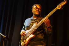 Romarna Campbell Trio, New Generation Jazz Festival Roadshow, Shoreham by Sea, W Sussex, Feb 2023. Creator: Brian O'Connor