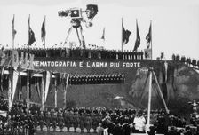 Rome, 28 April 1937. Mussolini inaugurates the Cinecittà studios..., 1937. Creator: Anonymous
