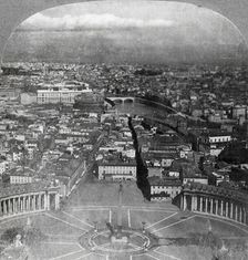 Rome, the Eternal City, from the Balcony of St. Peter's Italy 1904. Creator: Keystone View Company