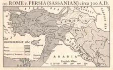 Rome v. Persia (Sassanian), circa 300 A.D. c1915. Creator: Emery Walker Ltd