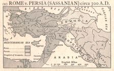 Rome v. Persia (Sassanian), circa 300 A.D. c1915. Creator: Emery Walker Ltd