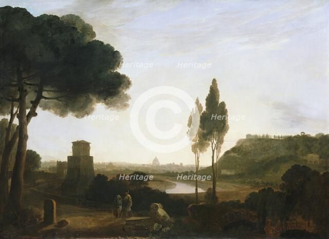 'Rome and the Ponte Molle', 1754.