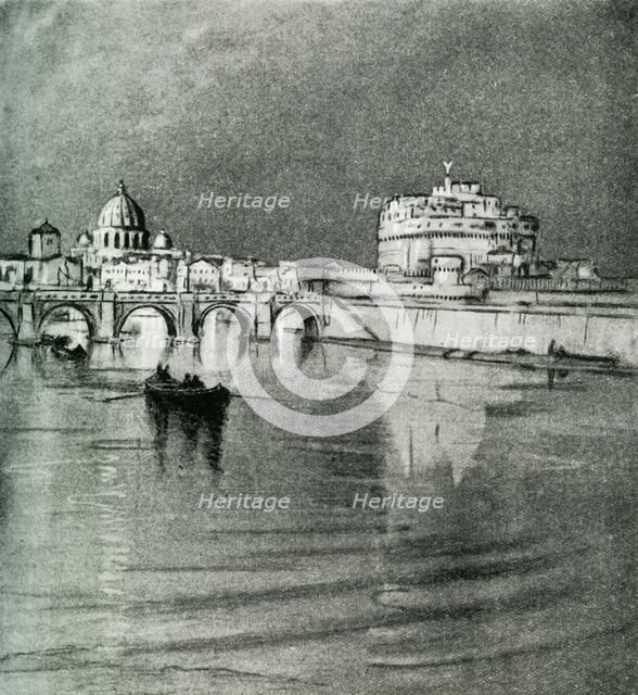 'Rome and the Tiber. A Pageant Set on Seven Hills', 1928. Creator: Donald Maxwell.