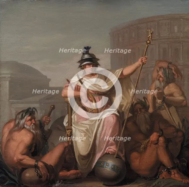 Rome as Ruler of the World, 1784. Creator: Nicolai Abraham Abildgaard.