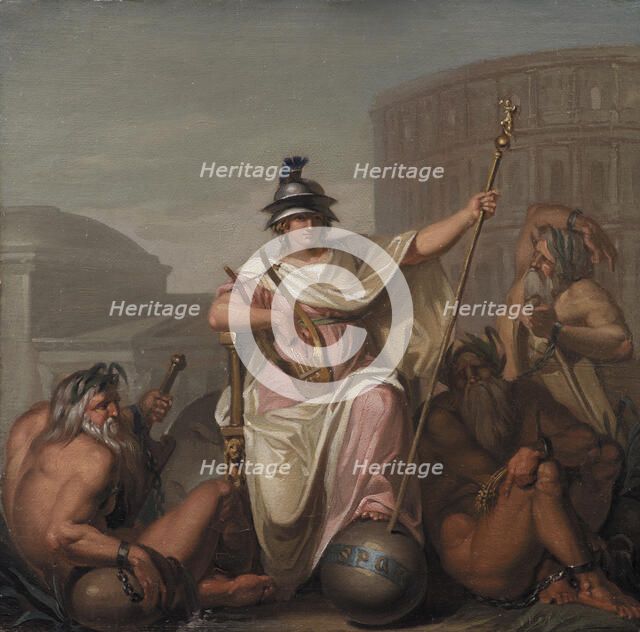 Rome as Ruler of the World, 1784. Creator: Nicolai Abraham Abildgaard.