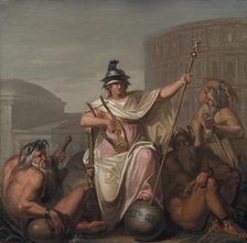 Rome as Ruler of the World, 1784. Creator: Nicolai Abraham Abildgaard