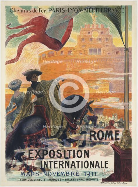 Rome Exposition Internationale, Mars - Novembre 1911, 1911. Creator: Rochegrosse, Georges Antoine (1859-1938).