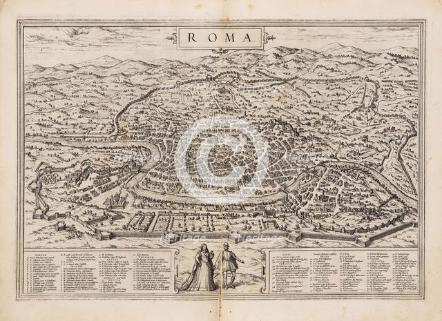Rome. From Civitates orbis terrarum, 1572. Creator: Braun, Georg (1541-1622).