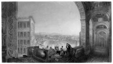 Rome, from the Vatican, late 19th century.Artist: A Willmore